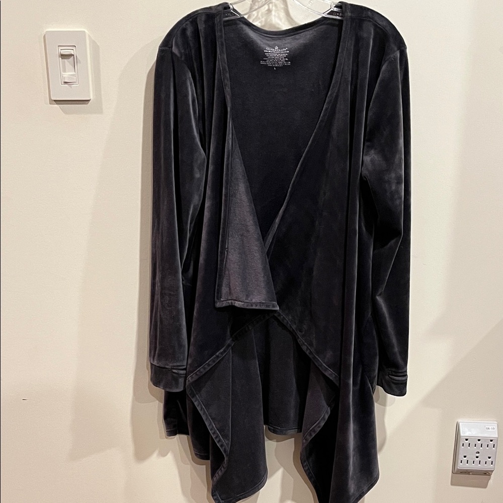 Cuddl Duds Open Front Cardigan
